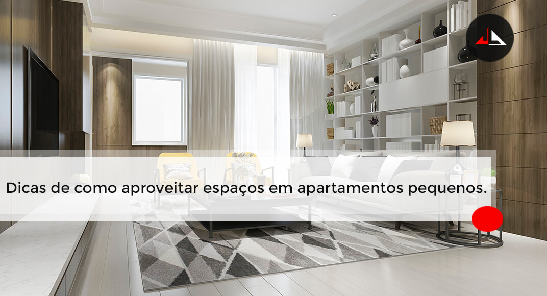 Dicas de como aproveitar espaços em apartamentos pequenos