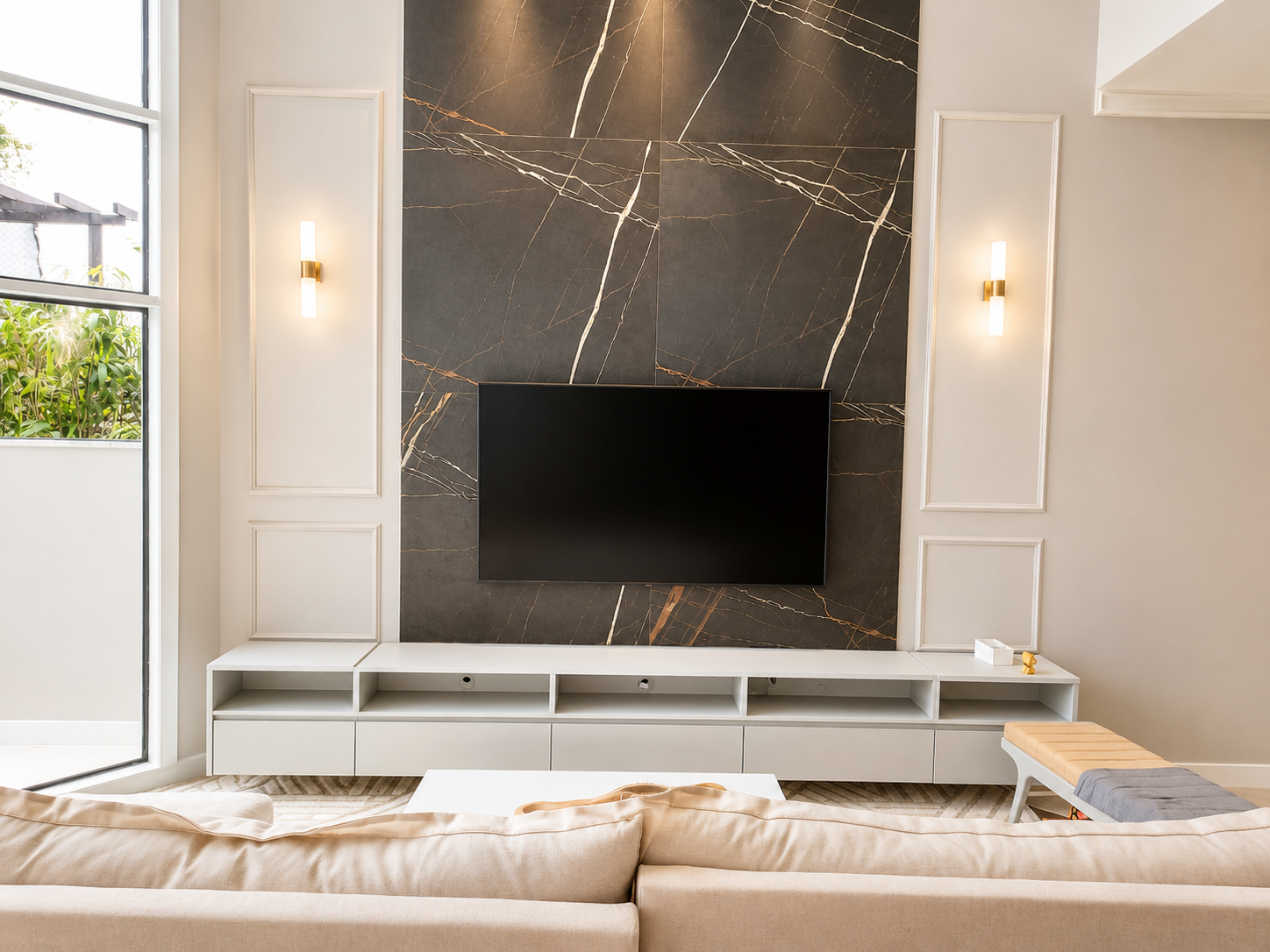 Detalhes que valorizam o living